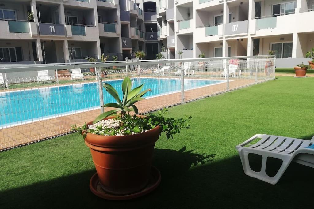 Appartamento Blue Ocean Corralejo: Sunny Terrace, Pool, Wifi Esterno foto